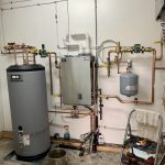 complete system for hot water and in-floor heating